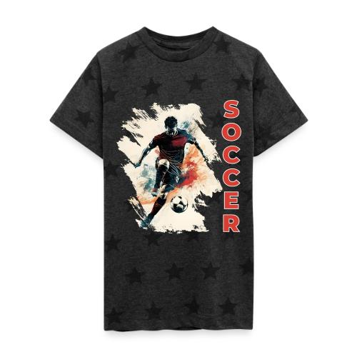 Soccer Blaze - Kid's 5 Star Print T-Shirt
