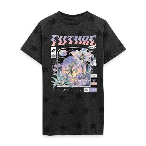 Future Nature Retro-Futuristic - Kid's 5 Star Print T-Shirt