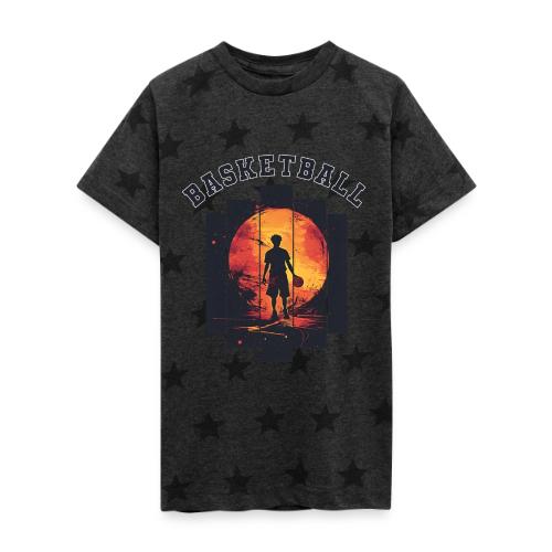 Basketball is My Game - Kid's 5 Star Print T-Shirt