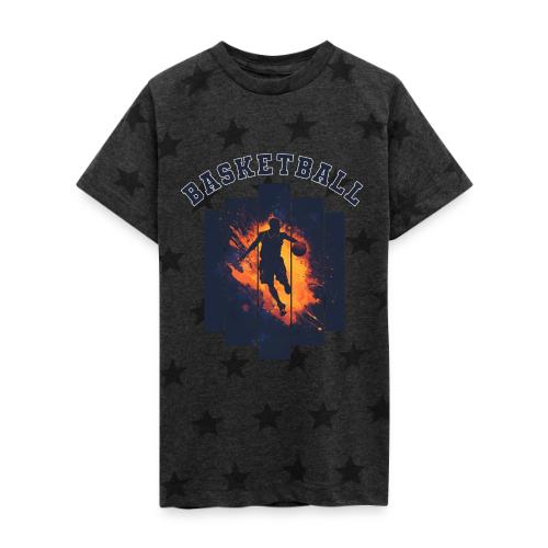 Basketball Power - Kid's 5 Star Print T-Shirt