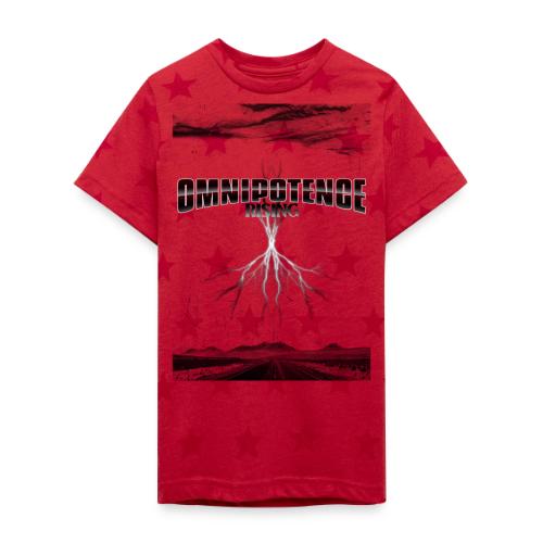 Omnipotence Rising - Kid's 5 Star Print T-Shirt