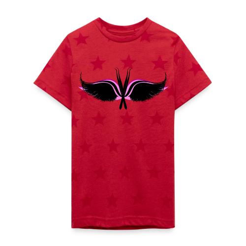 Lash Tweezer Wings black - Kid's 5 Star Print T-Shirt