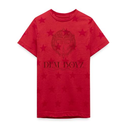 DemBoyz Full Logo (Red Edition) - Kid's 5 Star Print T-Shirt