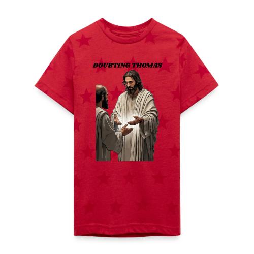 Doubting Thomas Resurrection T Shirt, Gift - Kid's 5 Star Print T-Shirt