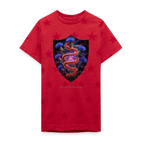 Women’s Day Crimson Thread Matriarch T Shirt, Gift - Kid's 5 Star Print T-Shirt