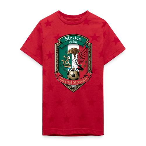 Mexico Eagle Valor T-Shirt, Pride Badge Gift - Kid's 5 Star Print T-Shirt