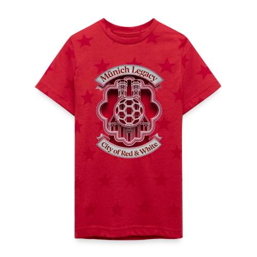 Munich Pride Fan T Shirt, Football City Pride Gift - Kid's 5 Star Print T-Shirt