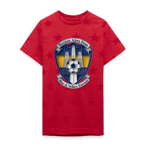 Buenos Aires Icon T Shirt, Soccer City Pride Gift - Kid's 5 Star Print T-Shirt