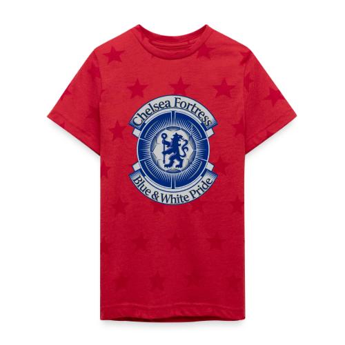 Chelsea Fortress T Shirt, Soccer City Pride Gift - Kid's 5 Star Print T-Shirt