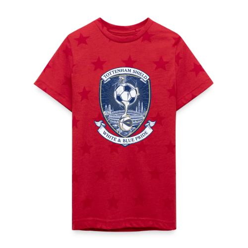 Iconic North London Soccer Emblem Art Print - Kid's 5 Star Print T-Shirt