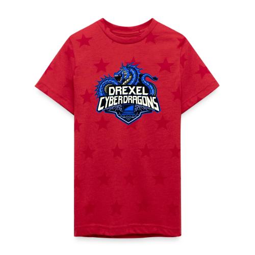 Blue Team - Kid's 5 Star Print T-Shirt