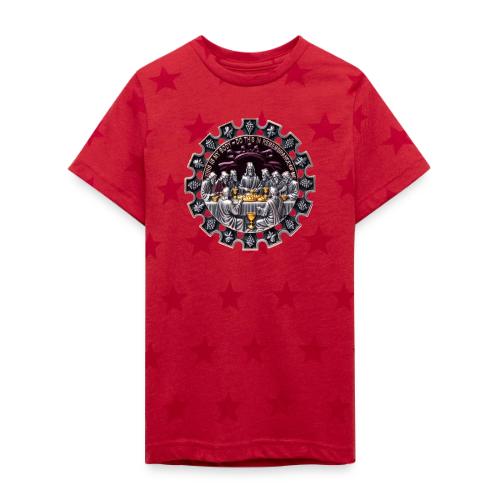 Last Supper Communion T Shirt, Faith Gift - Kid's 5 Star Print T-Shirt