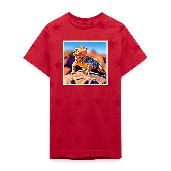 Desert Lizard Close-up Design
