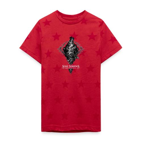 Wilted Rose Turning | Some sorrows don't echo back - Kid's 5 Star Print T-Shirt