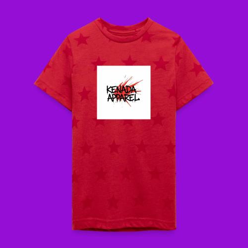 Kenada Apparel graffiti splash - Kid's 5 Star Print T-Shirt