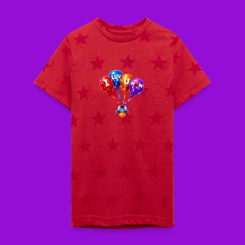 Balloon Love❤️ - Kid's 5 Star Print T-Shirt
