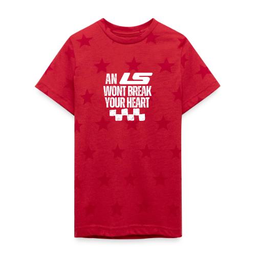 AN LS WONT BREAK YOUR HEART - Kid's 5 Star Print T-Shirt