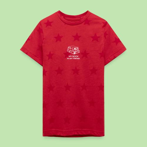 book lover t-shirt, book day shirt, my book is my - Kid's 5 Star Print T-Shirt