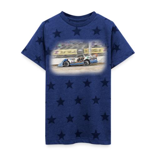 Johnathan Davenport's #49 B - Kid's 5 Star Print T-Shirt