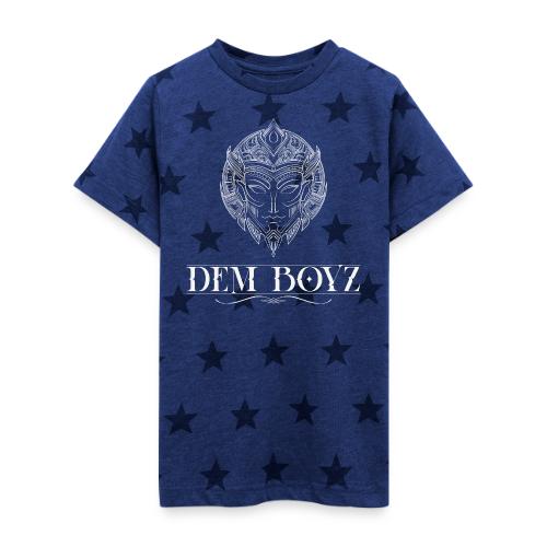DemBoyz Full Logo (White Edition) - Kid's 5 Star Print T-Shirt