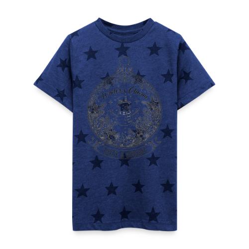 Festive Snowman T-Shirt - Kid's 5 Star Print T-Shirt