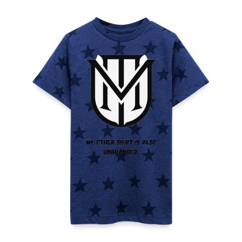 My Other Shirt Is Also Unbranded T-Shirt | Quiet L - Kid's 5 Star Print T-Shirt