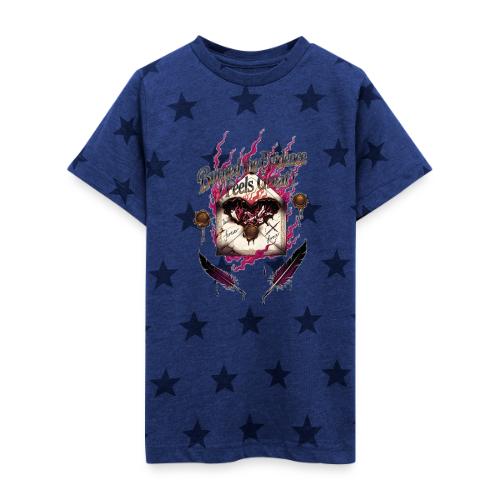 Burned the Evidence Feels Great T-Shirt - Kid's 5 Star Print T-Shirt
