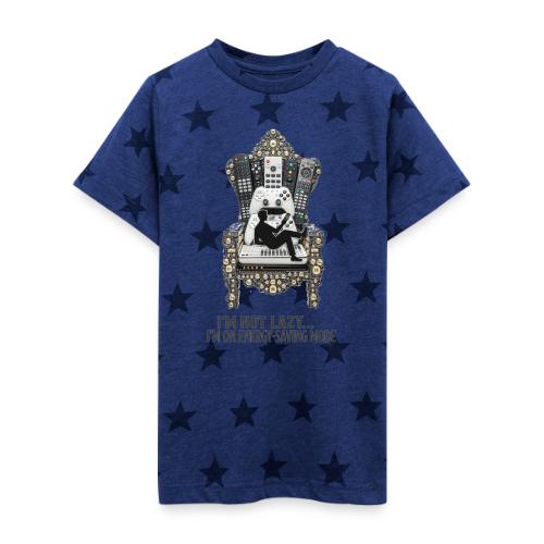 Remote Throne Procrastinator T Shirt, Dad Gift - Kid's 5 Star Print T-Shirt