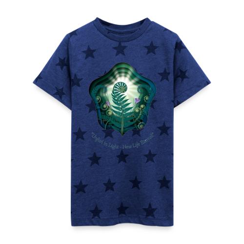 Easter Unfurl in Light Resurrection T Shirt, Gift - Kid's 5 Star Print T-Shirt