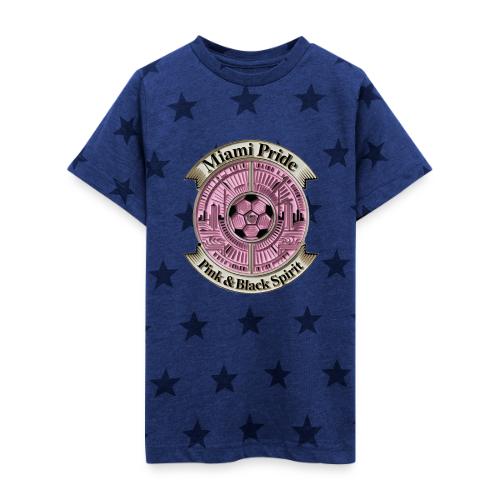Miami Pride T Shirt, Soccer City Pride Gift - Kid's 5 Star Print T-Shirt