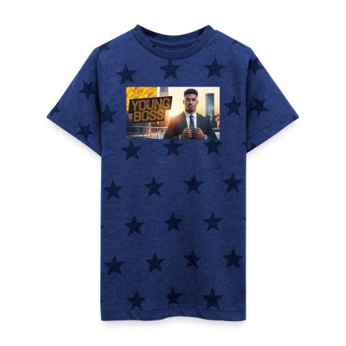 vidiq thumbnail 5 - Kid's 5 Star Print T-Shirt