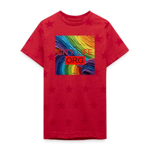 CIty Life Org Vol. 1 - Kid's 5 Star Print T-Shirt