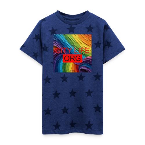 CIty Life Org Vol. 1 - Kid's 5 Star Print T-Shirt