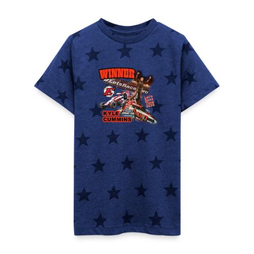 Kyle Cummins #LetsRaceTwo Winner - Kid's 5 Star Print T-Shirt
