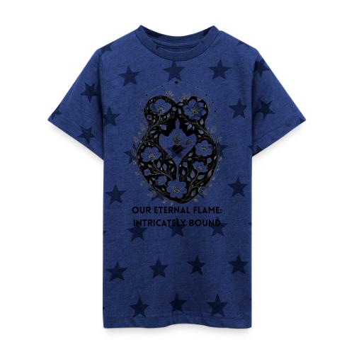 Eternal Flame of Embrace T-Shirt - Kid's 5 Star Print T-Shirt
