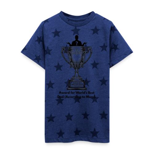 Sarcastic Dad T-Shirt - Kid's 5 Star Print T-Shirt