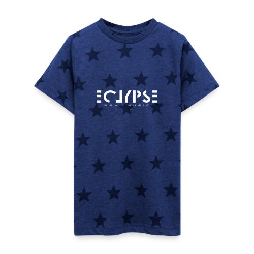 Eclypse White Logo - Kid's 5 Star Print T-Shirt