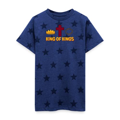 Christ the King – King of Kings Biblical Faith - Kid's 5 Star Print T-Shirt
