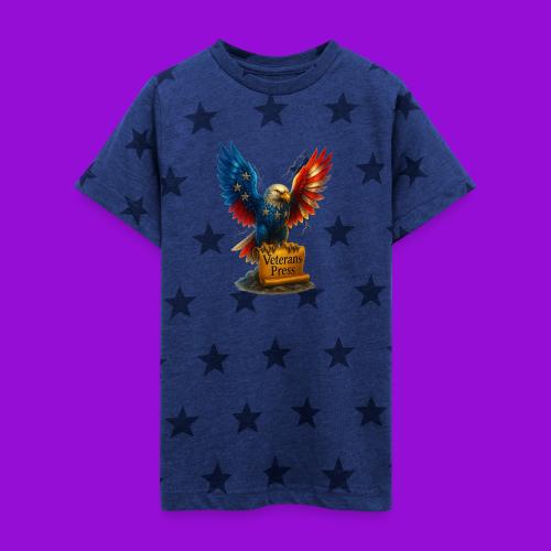 Veterans Press - Kid's 5 Star Print T-Shirt