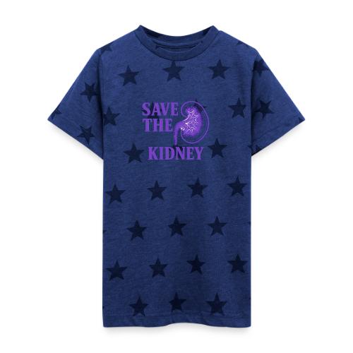 Save the kidney - Kid's 5 Star Print T-Shirt