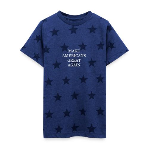 Make Americans Great Again - Kid's 5 Star Print T-Shirt