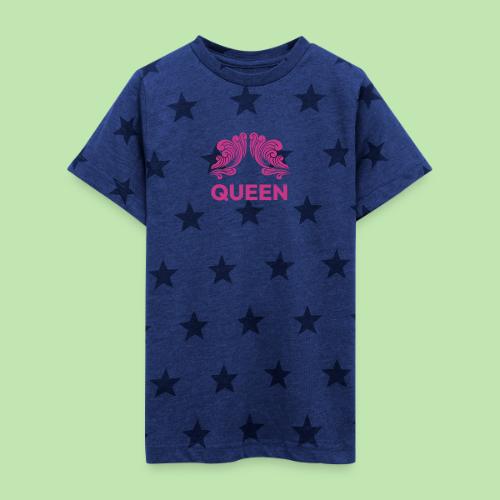 Queenlisse™ Signature Crown T-Shirt – Elegant - Kid's 5 Star Print T-Shirt