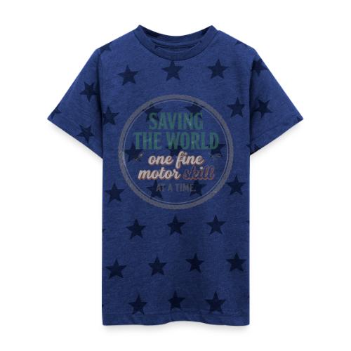 Saving the World: Fine Motor Skills Hero - Kid's 5 Star Print T-Shirt