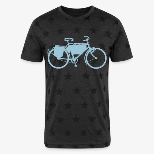 swiss_army_bike_bw - Unisex Adult Star Printed T-Shirt
