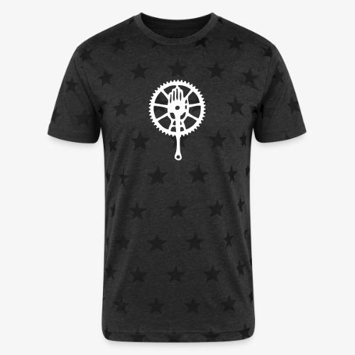 Rudge Chainring - Unisex Adult Star Printed T-Shirt