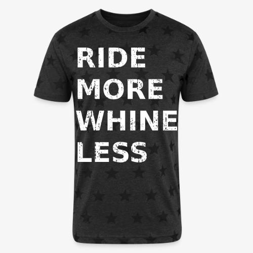 Ride More Whine Less - Unisex Adult Star Printed T-Shirt