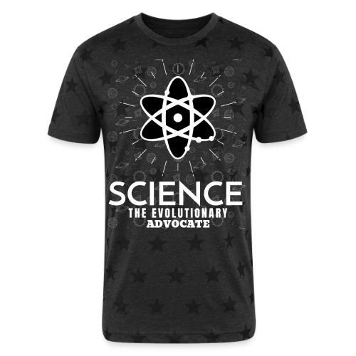 Science The Evolutionary Advocate White Design - Unisex Adult Star Printed T-Shirt