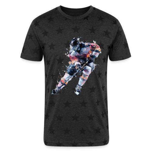Hockey: Frozen Motion - Unisex Adult Star Printed T-Shirt