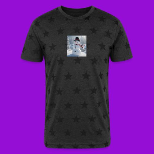 Frosty - Unisex Adult Star Printed T-Shirt