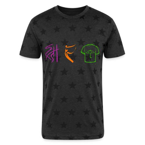 Official Logo - Color - Unisex Adult Star Printed T-Shirt